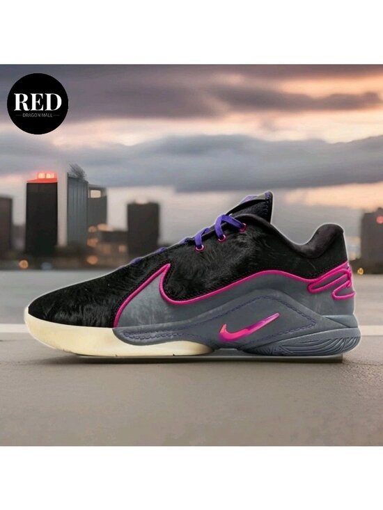 Nike Lebron 22 Blacklight Grey Basketball Shoes FZ1094-001 - Men\'s Size 11 main image 4